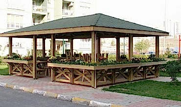 AHŞAP BAHÇE KAMELYASI - 09