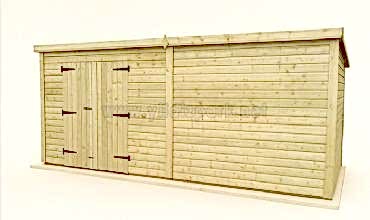 Ahşap Bahçe Kulübe Aura