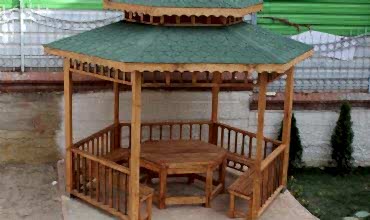 Ahşap Çardak Altıgen