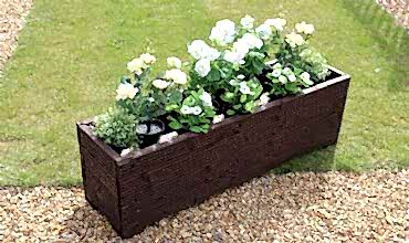 AHŞAP DEKORATİF SAKSI