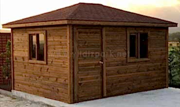 Ahşap Kulübe Brown