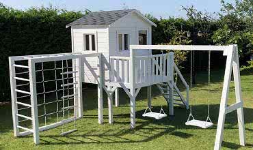 Tırmanmalı Ahşap Oyun Evi Joyful