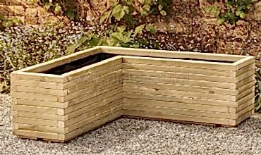 Ağaç Saksı Çift köşe Avena