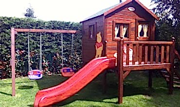 ÇOCUK OYUN EVİ AHŞAP - 04