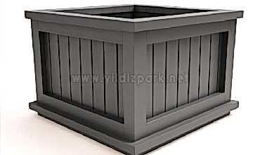 Dış mekan Saksı Grey