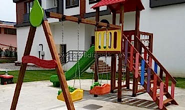 Tırmanmalı Ahşap Oyun Parkı